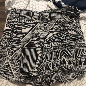 Aztec Print Shorts